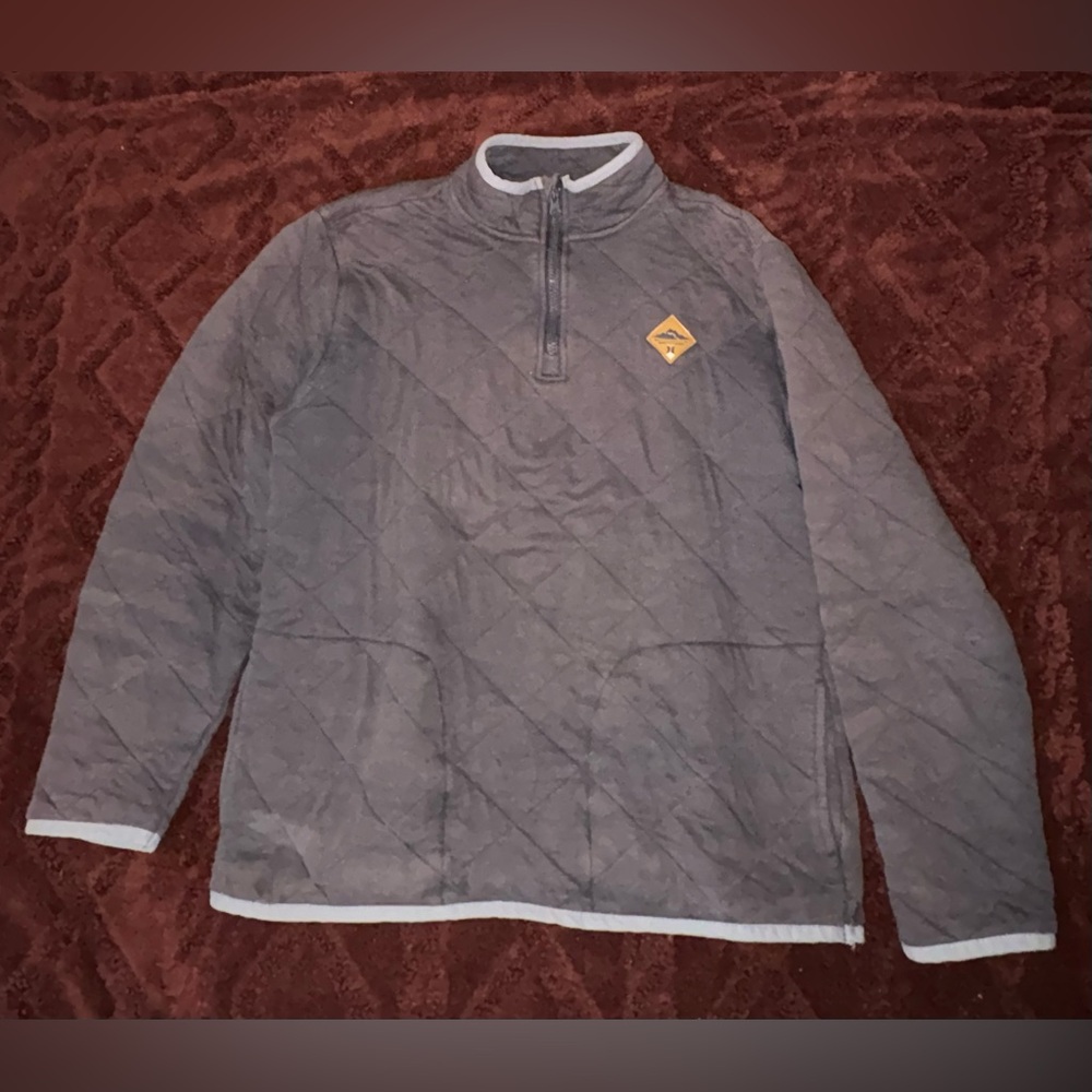 Hurley Quilted Pullover Quarter Zip Size Small